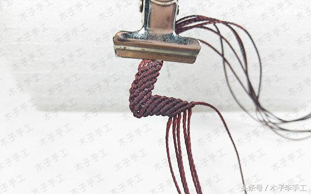 锁骨链编法教程大全,手工编织双层锁骨链绳子教程