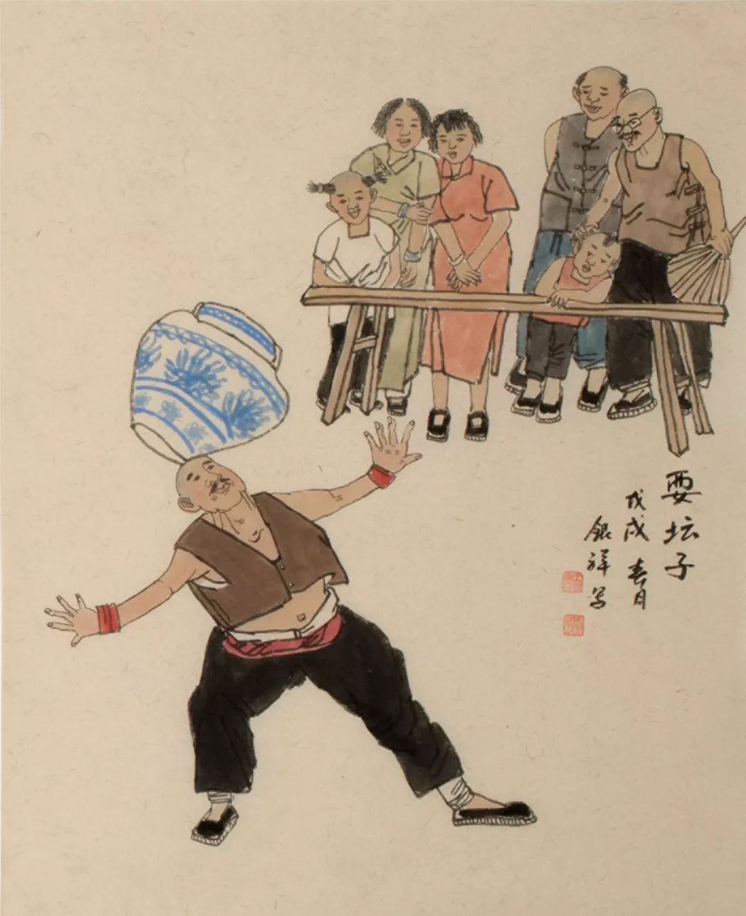 随画家王银祥寻路老北京民俗