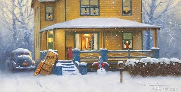 法国画家皮尔斯人物油画作品,保罗兰德水彩作品