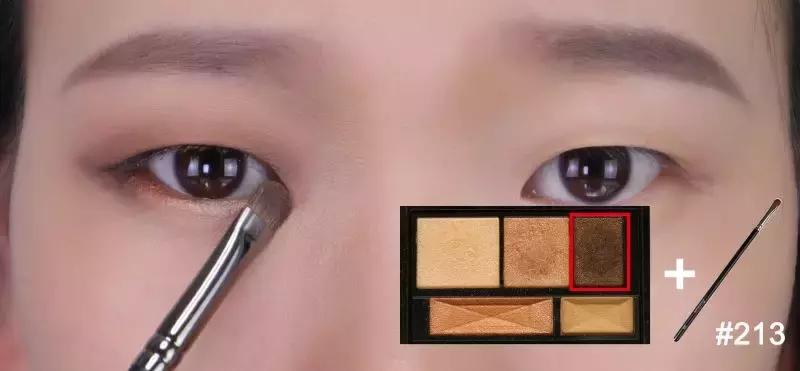 简单四步教你眼影的日常画法,平价又好用的新手眼影画法