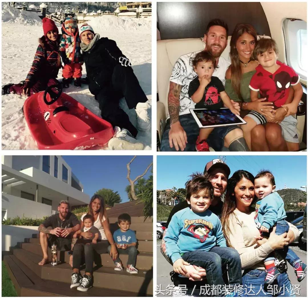 梅西和c罗的房子长啥样,梅西c罗内马尔小贝