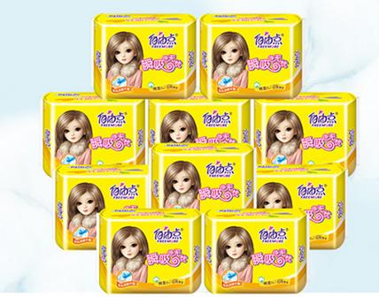 中国市场最早的卫生巾品牌,全球卫生巾市场份额