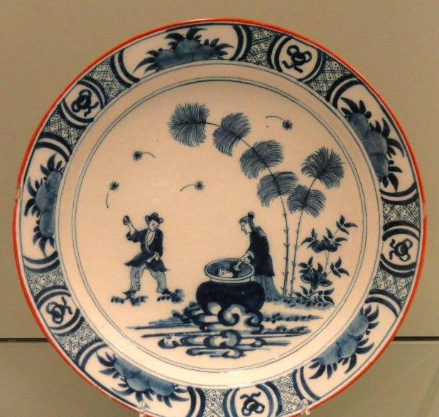 陶瓷上画小人,景德镇陶瓷小人