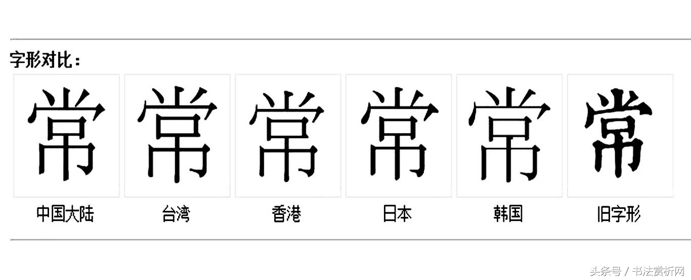 五体书法图解大全,书法一日一字楷书