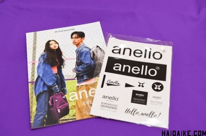 日本的袋子品牌“Anello”大阪旗舰店买“喉舌帆布背包”限量款