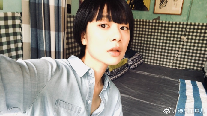 王真儿短发剪发视频,王真儿惊艳高清图片