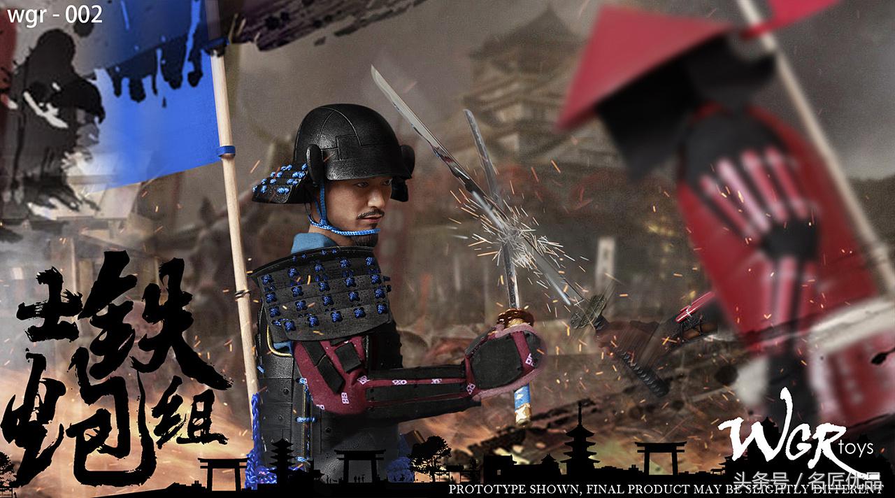 日本战国火绳兵手办,钢铁武士手办shf万代