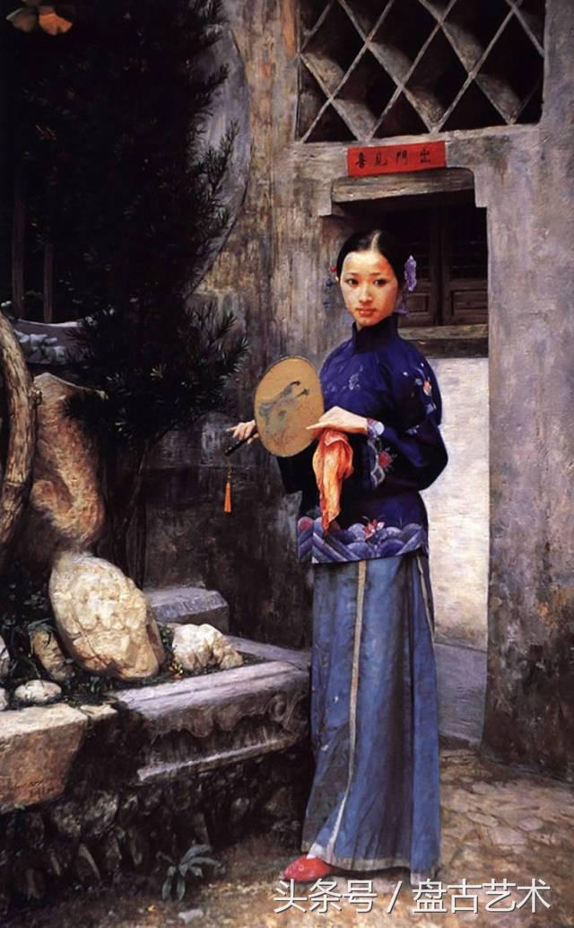 《爱情誓言的守望者》油画太美了（盘古文化艺术油画装饰画定制）