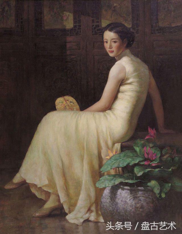 《爱情誓言的守望者》油画太美了（盘古文化艺术油画装饰画定制）