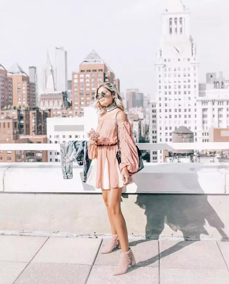 浅色系温柔连衣裙,浅色温柔风连衣裙