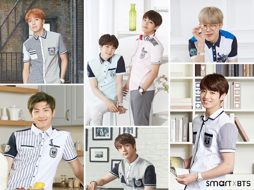 就是这么讲义气,bts的smart校服