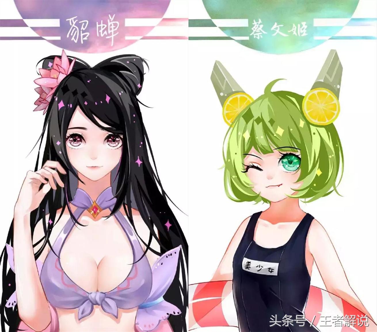 王者荣耀全部女英雄皮肤夏日换装,王者荣耀全体女英雄的海滩皮肤