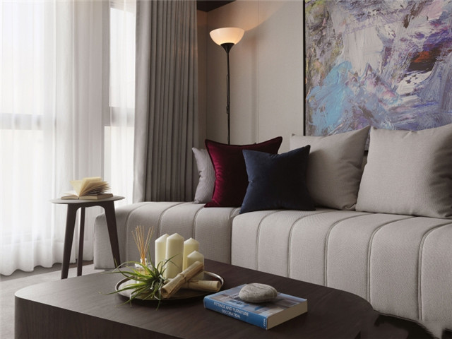 121平米现代轻奢风格装修效果图,126平米简约轻奢装修风格