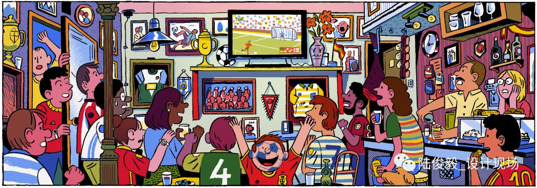 世界杯主题绘画分镜头插画,涂鸦26个字母设计图片手绘