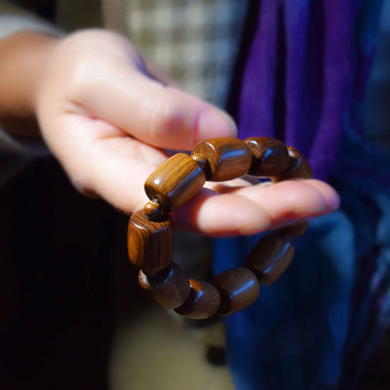 清香非洲檀香木（檀香花梨木）手串