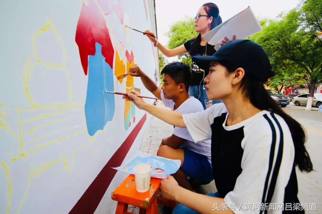 手绘墙孝义,书香气息的手绘墙