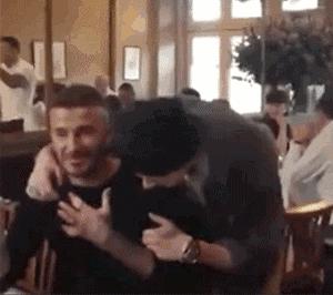 贝克汉姆大儿子约会,贝克汉姆与爱妻约会