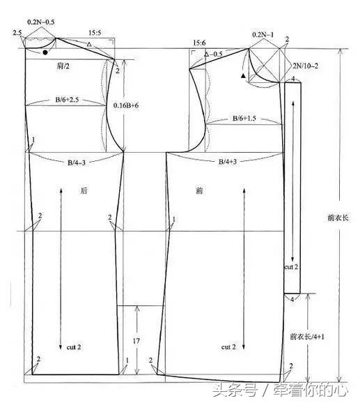 冬季男款唐装裁剪制图,唐装制图视频教程全集