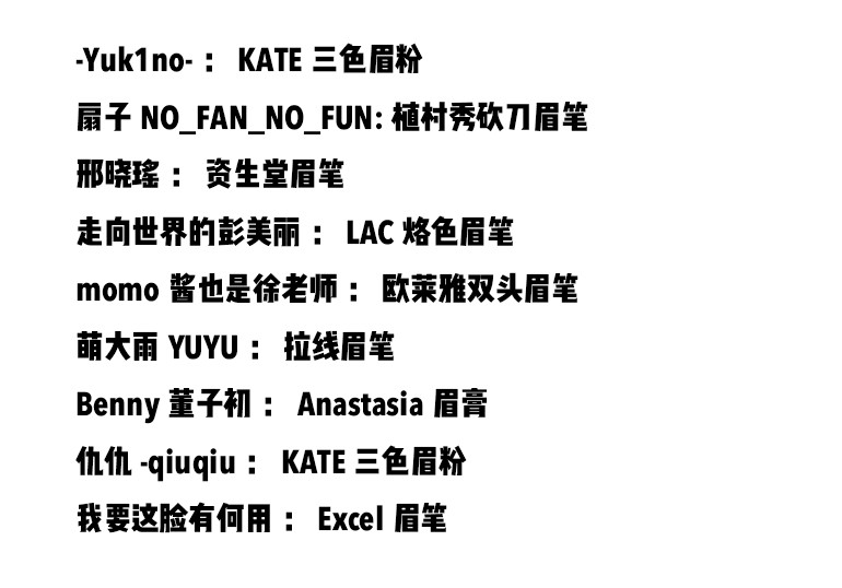 人气大比拼！这35个博主说最好用的眉笔竟然是它……