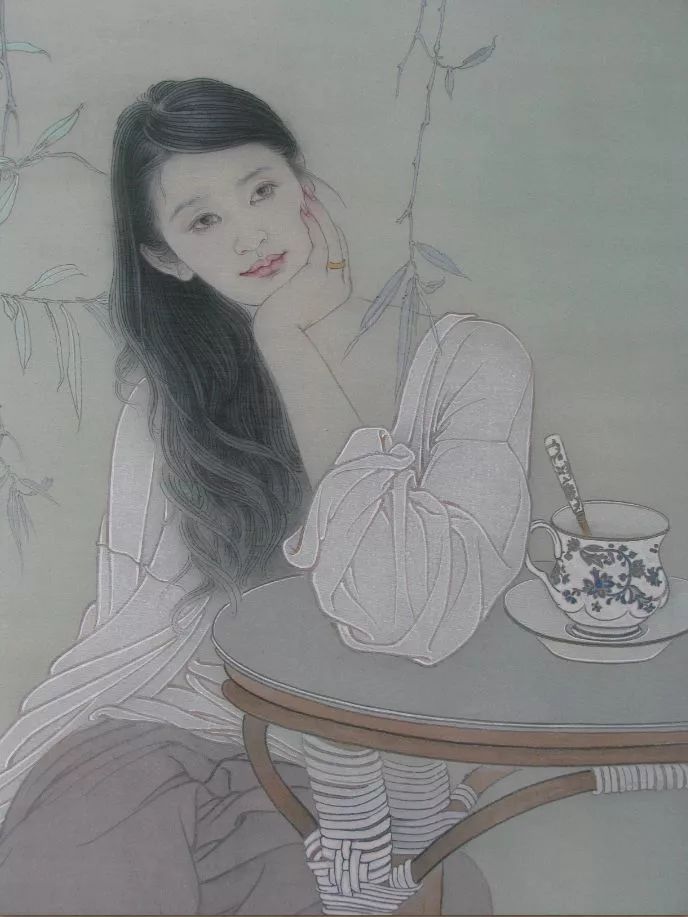 太美了！轻柔曼透，香艳的极致诱惑，国画欣赏