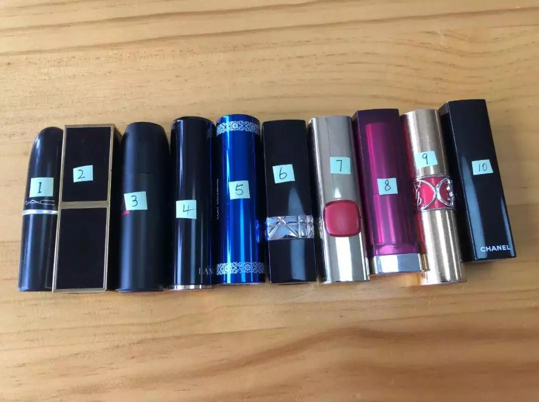 tf50朱砂痣试色和ysl1966,ysl黑金蔑视11和tf白管54对比