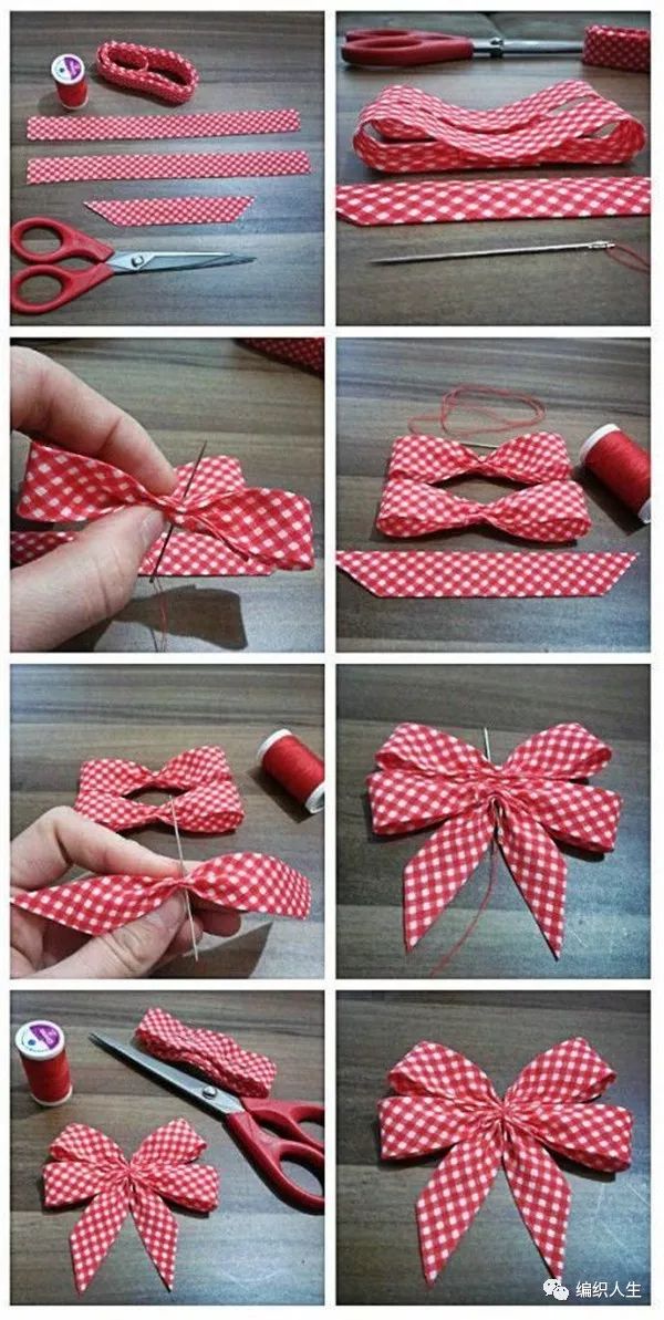 怎么做很小又可爱漂亮的蝴蝶结,高级感蝴蝶结制作