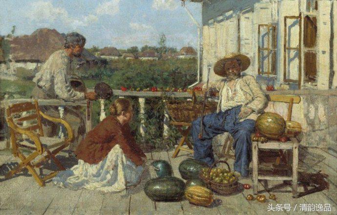 萨维茨基油画欣赏,阿波罗诺维奇萨维茨基