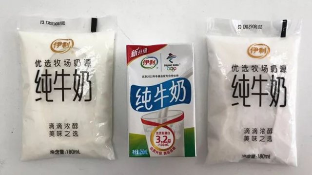 网红奶产品,透明袋网红奶是真的吗