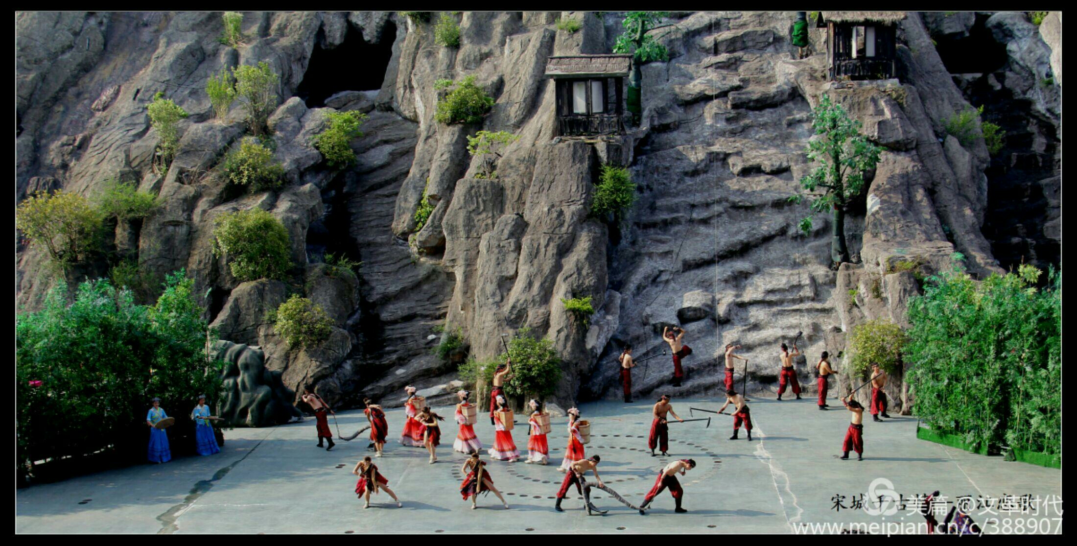 宋城千古情演出和丽江恋歌,杭州宋城千古情丽江恋歌