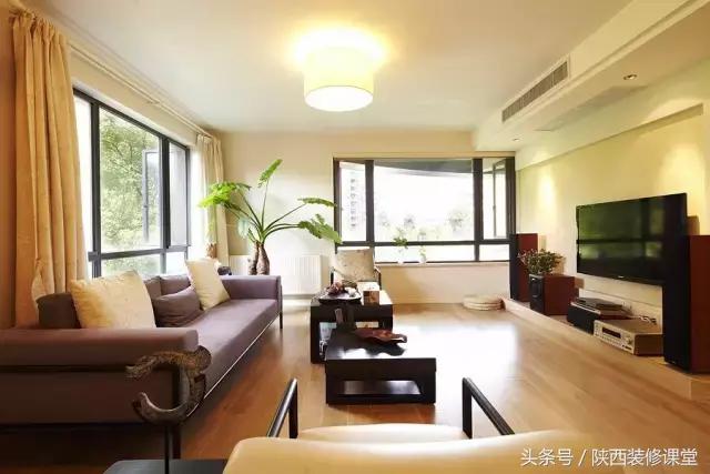 中式无主灯客厅吊顶效果图,80平客厅法式吊顶