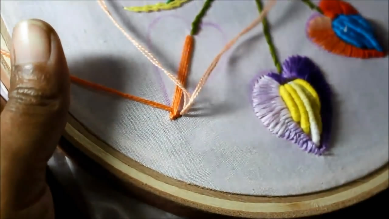 刺绣漂亮简单的花图案,刺绣花图案简单教程