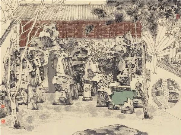 “问园姑苏”——园林采风创作十二人联展「江南收藏展会活动」