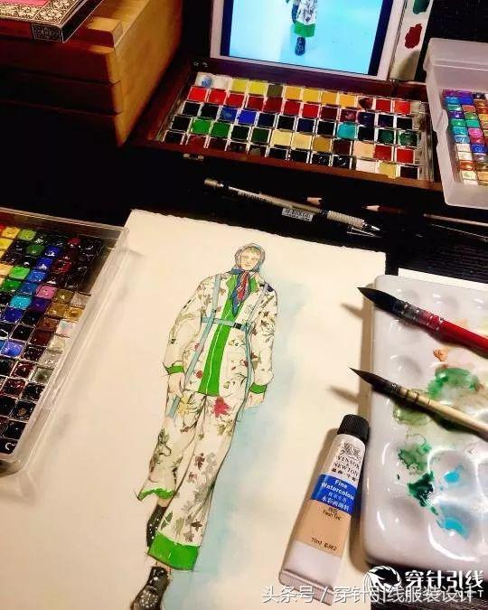 日常服装手绘效果图,时装效果图手绘线稿