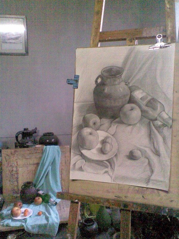 素描油画初学者入门教程,素描零基础油画入门