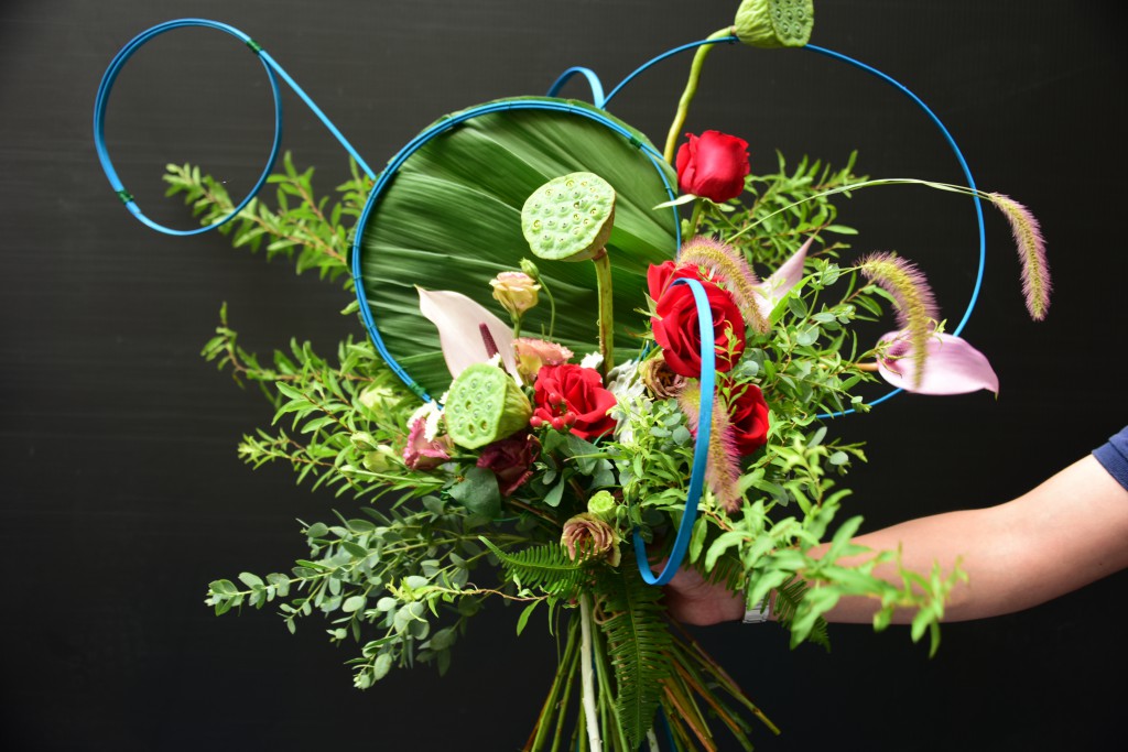 虹桥古玩城举行插花“世界杯”选拔赛