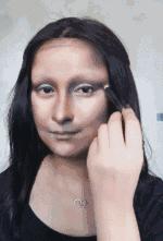重庆妹子化妆成蒙娜丽莎！化谁像谁