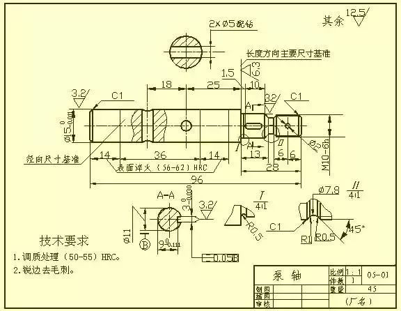 cad怎么画零件图的尺寸公差标注,sw零件图上面能不能标尺寸