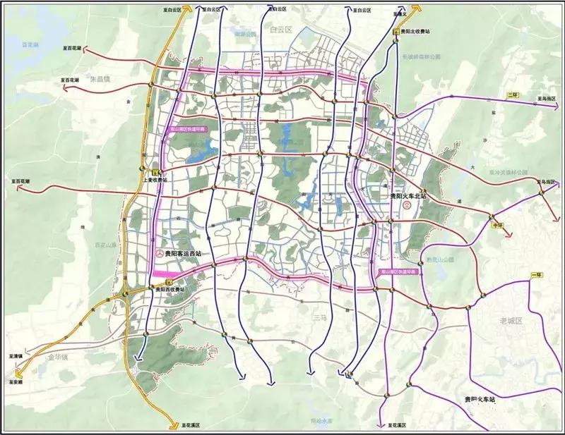贵阳中心城最新规划图,贵阳中心城区最新规划图