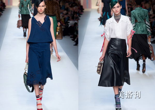 fendi最美穿搭,2023fendi时尚秀场