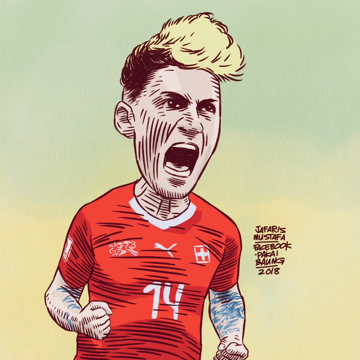 手绘球星衣服,足球运动员手绘图片