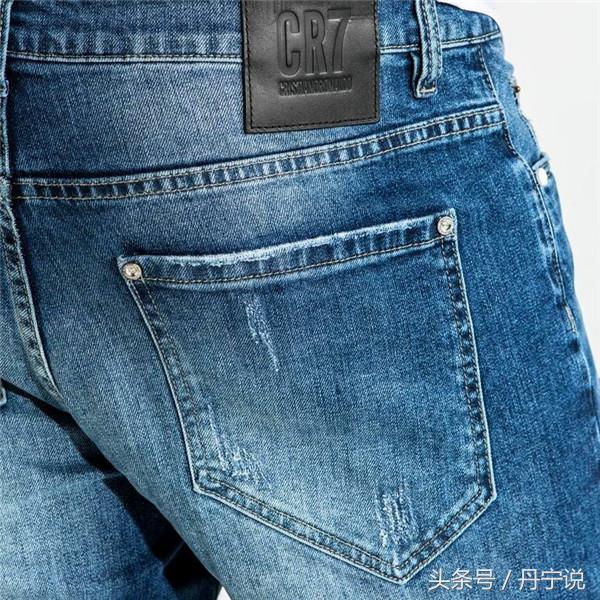 c罗迷你罗牛仔裤,世界足球先生c罗2017