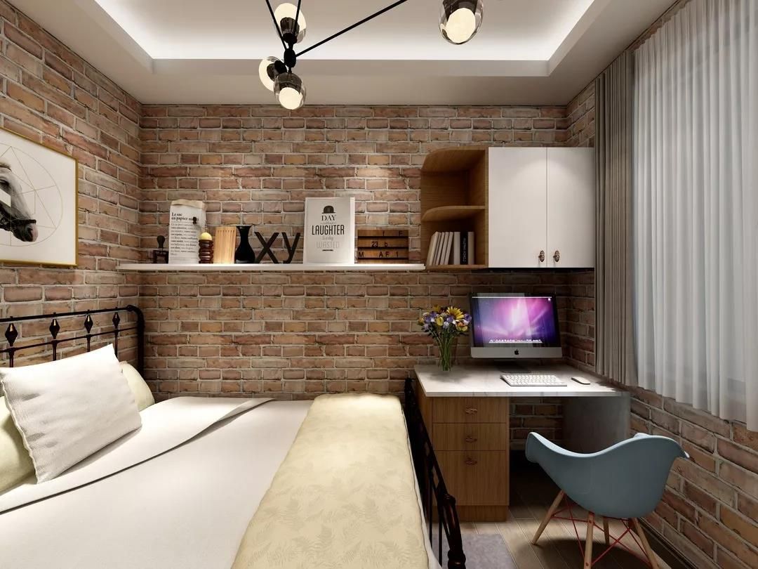 设计师夫妇装的超屌工业风新房，从客厅美到卧室，家变成了摄影棚