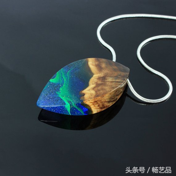 手工水晶吊坠项链图片,手工diy水晶串珠项链教程