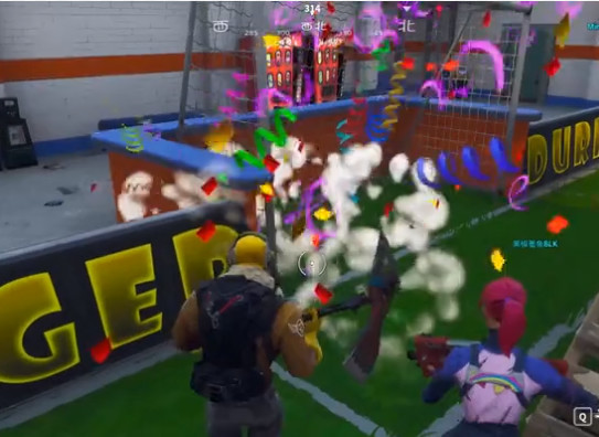 堡垒之夜试玩视频,堡垒之夜玩家玩绝地求生