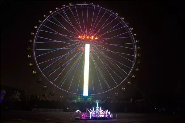 星海夜场摩天轮,花海夜场摩天轮