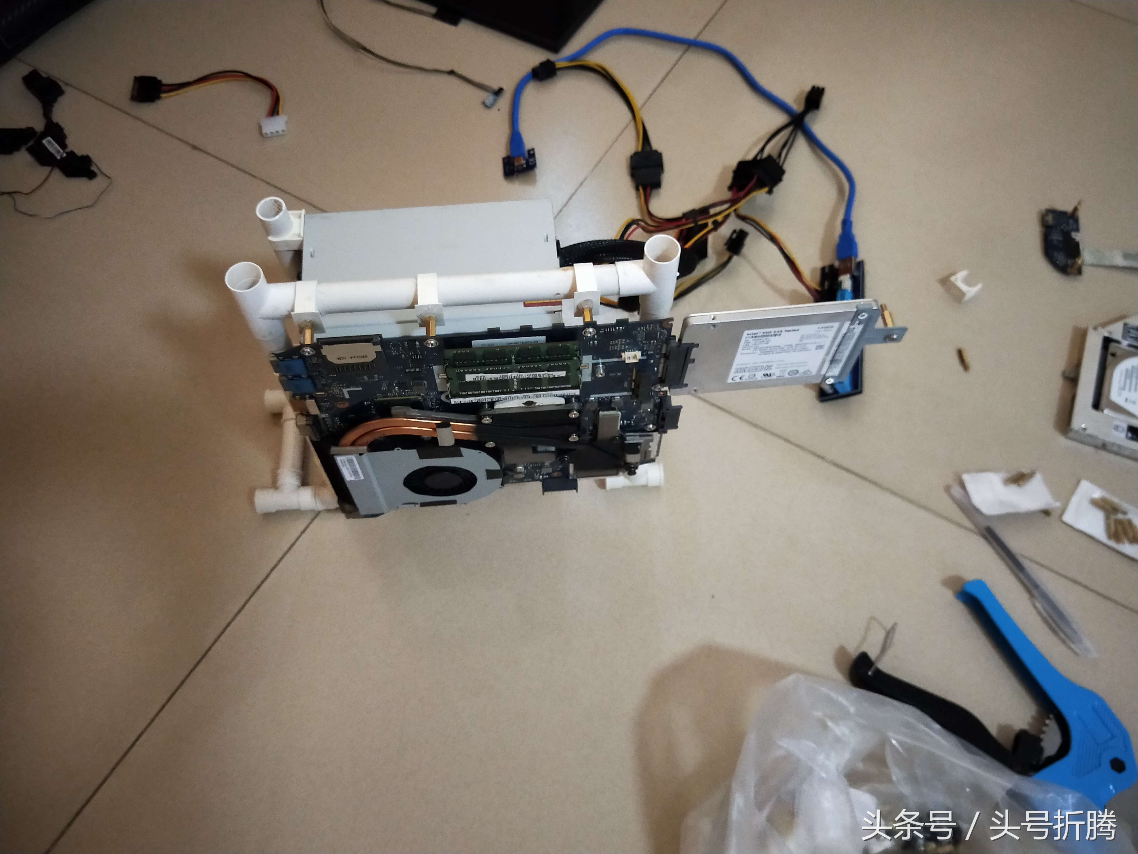 旧笔记本改造成小台式机外接显卡—“旧物改造系列”