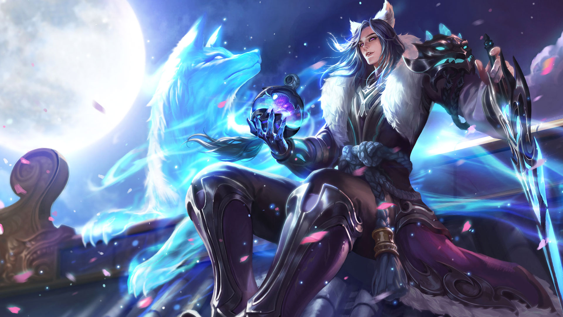 王者荣耀李白的最新皮肤特效,李白敏锐之力和特工魅影