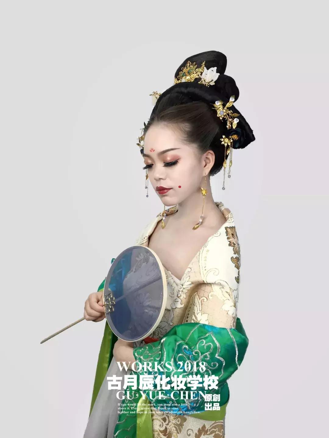 唐妆造型复原,唐妆妆面造型视频