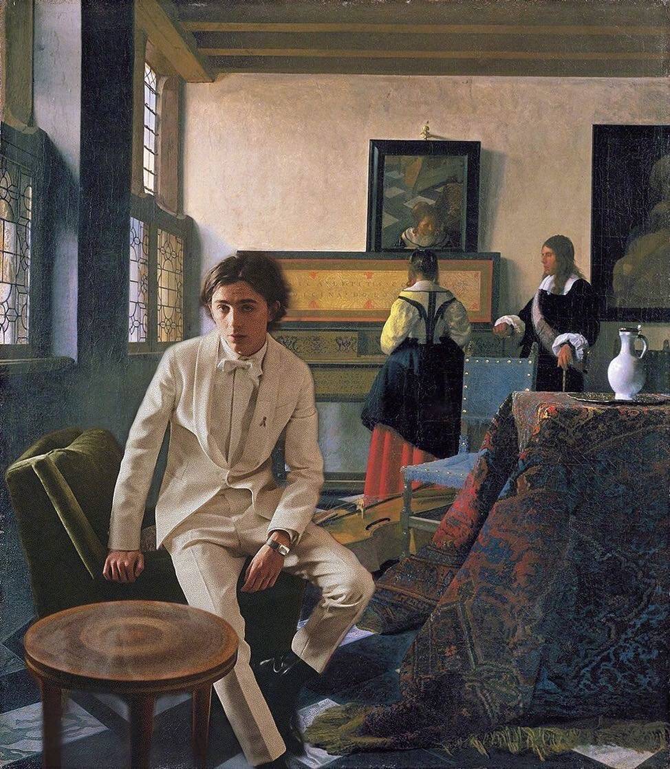 不愧是从漫画里走出来的男孩子,从油画中走出来的甜茶