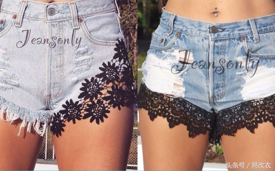 废旧的牛仔裤怎么改短裤,废弃牛仔裤如何变短裤